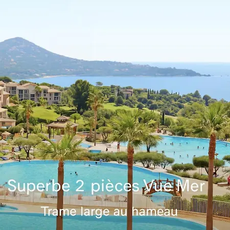 Bleu Azur Cap Esterel, Superbe 2 Pieces Vue Cap Esterel Trame Large Apartment *