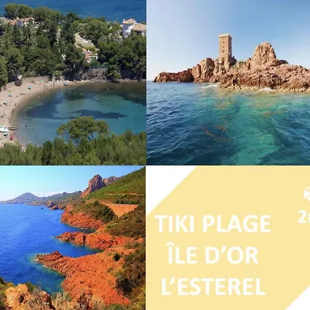 Apartment Bleu Azur Cap Esterel, Superbe 2 Pieces Vue Cap Esterel Trame Large *